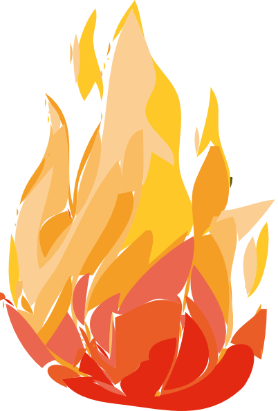 Fire Flames Burning clip art - vector clip art online, royalty 