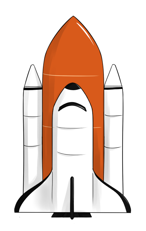 Free to Use  Public Domain Space Shuttle Clip Art