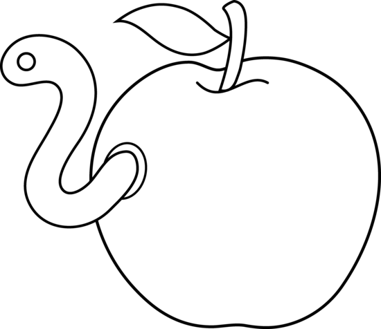 Apple Worm Clip Art | Clipart library - Free Clipart Images
