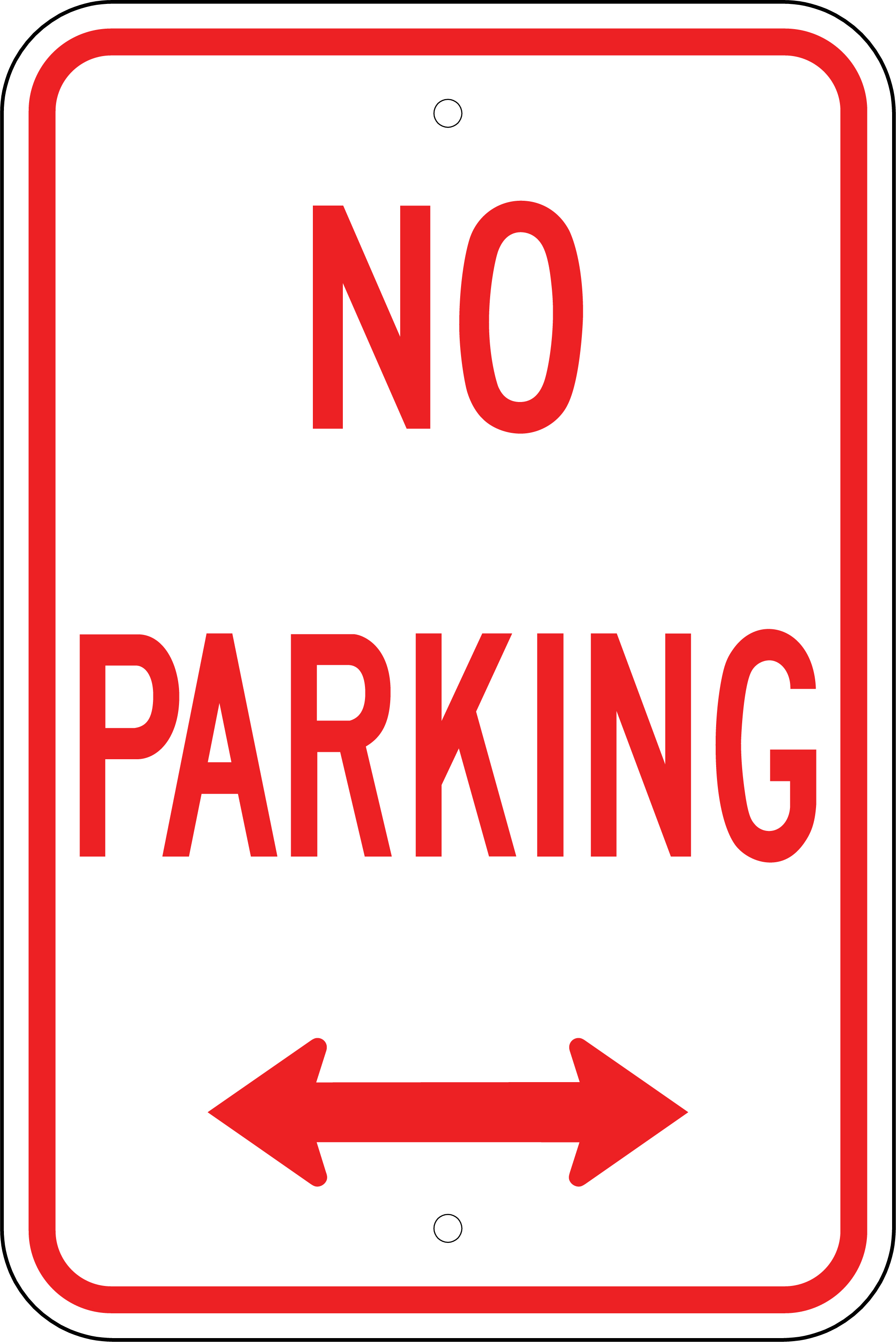 Template Free Free Printable No Parking Signs