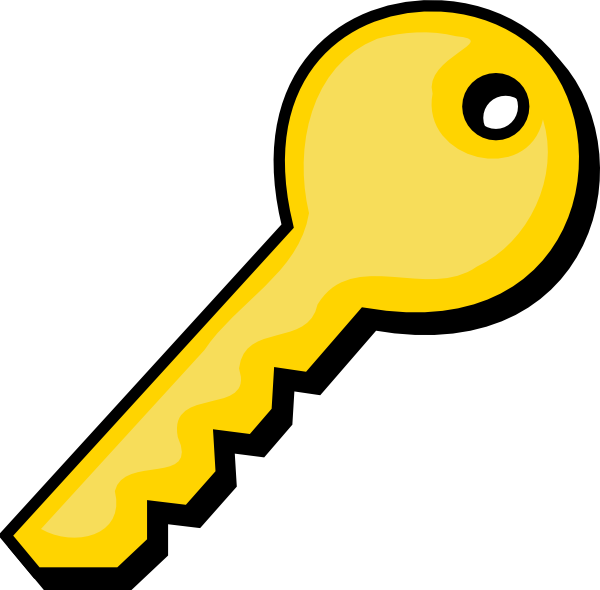 Free to Use  Public Domain Key Clip Art