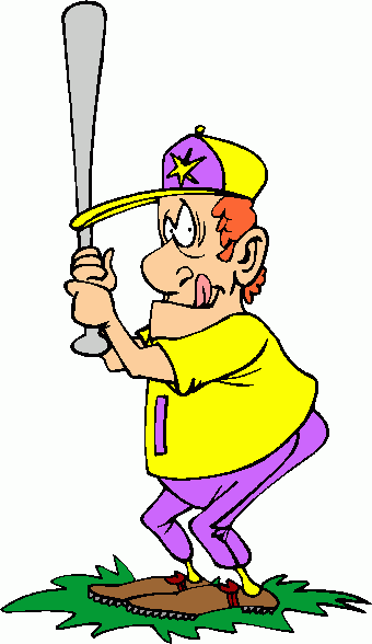 Clipart Baseball Player - Clipart library