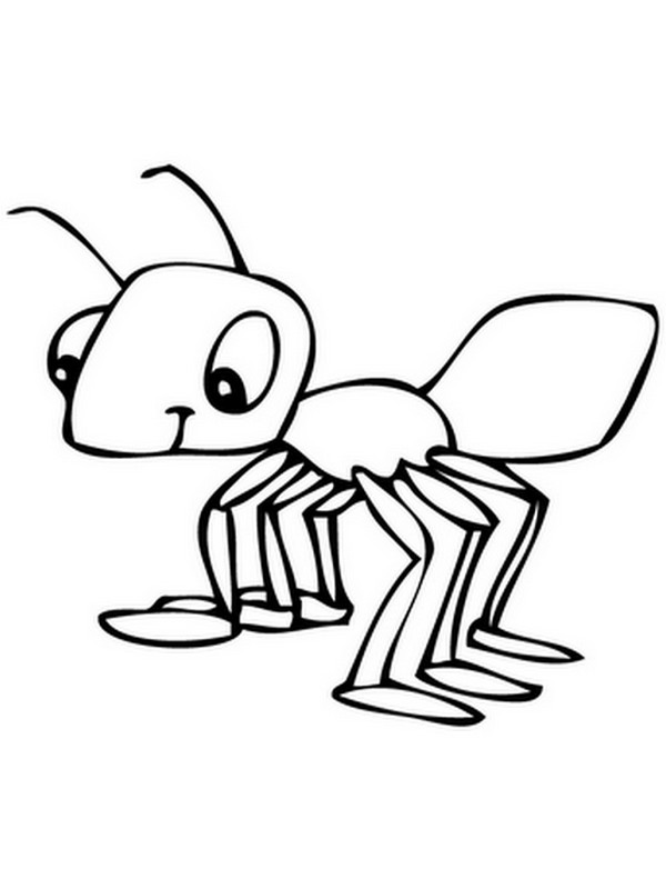 free ant clipart black and white - photo #47