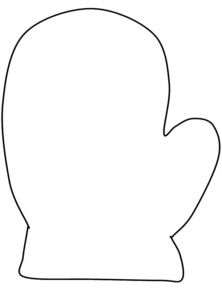 Free Mitten Outline Download Free Mitten Outline Png Images Free