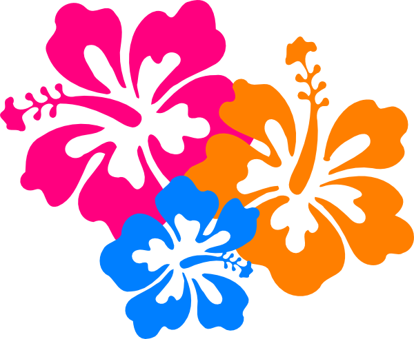 Hibiscus Flower Outline - Clipart library