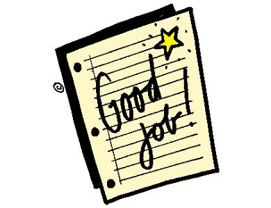 homework - gold star (in color) - Clip Art Gallery
