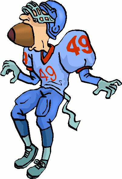 Football Player Clipart - Clipart library