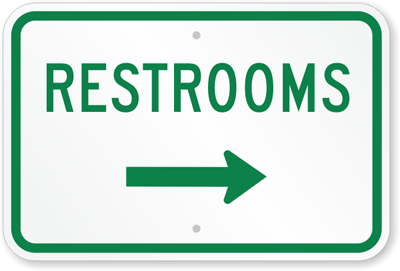 Free Printable Bathroom Signs - Clipart library