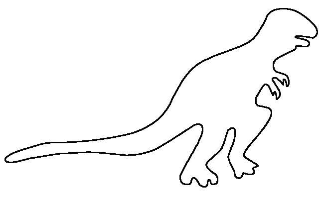 Dinosaur Footprint Outline | Clipart library - Free Clipart Images