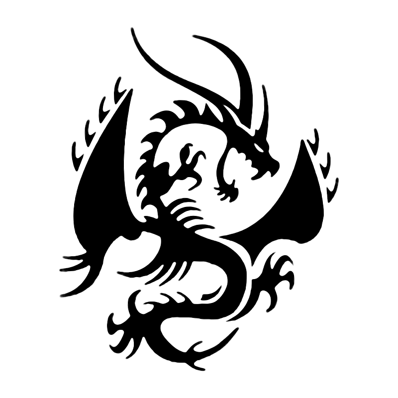 Cool Pictures Of Dragons In Black And White Images  Pictures - Becuo