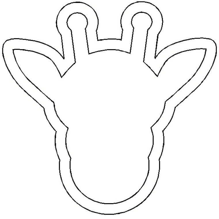 Giraffe Head Clip Art