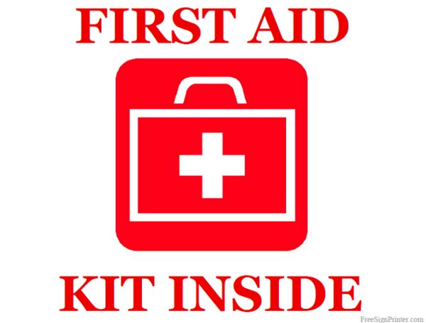 First Aid Sign Printable Free Download