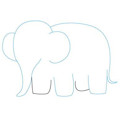 Elephant Drawings For Kids Images  Pictures - Becuo