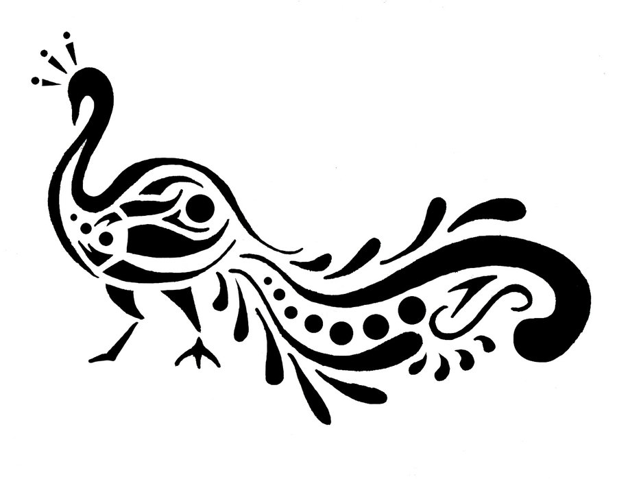 Peacock Design by ShadowKorin on Clipart library