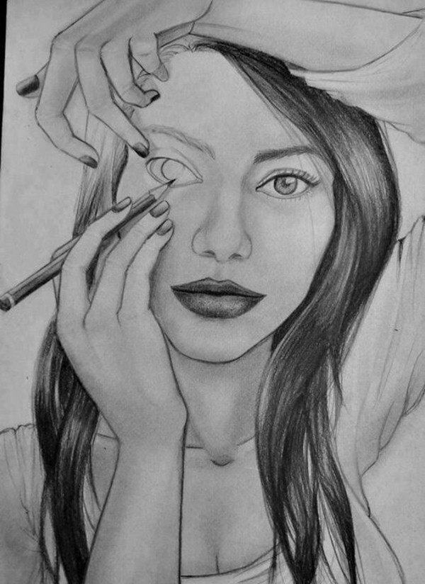 Cool Pictures To Draw � Great Facial Images As A Challenge | Decor 