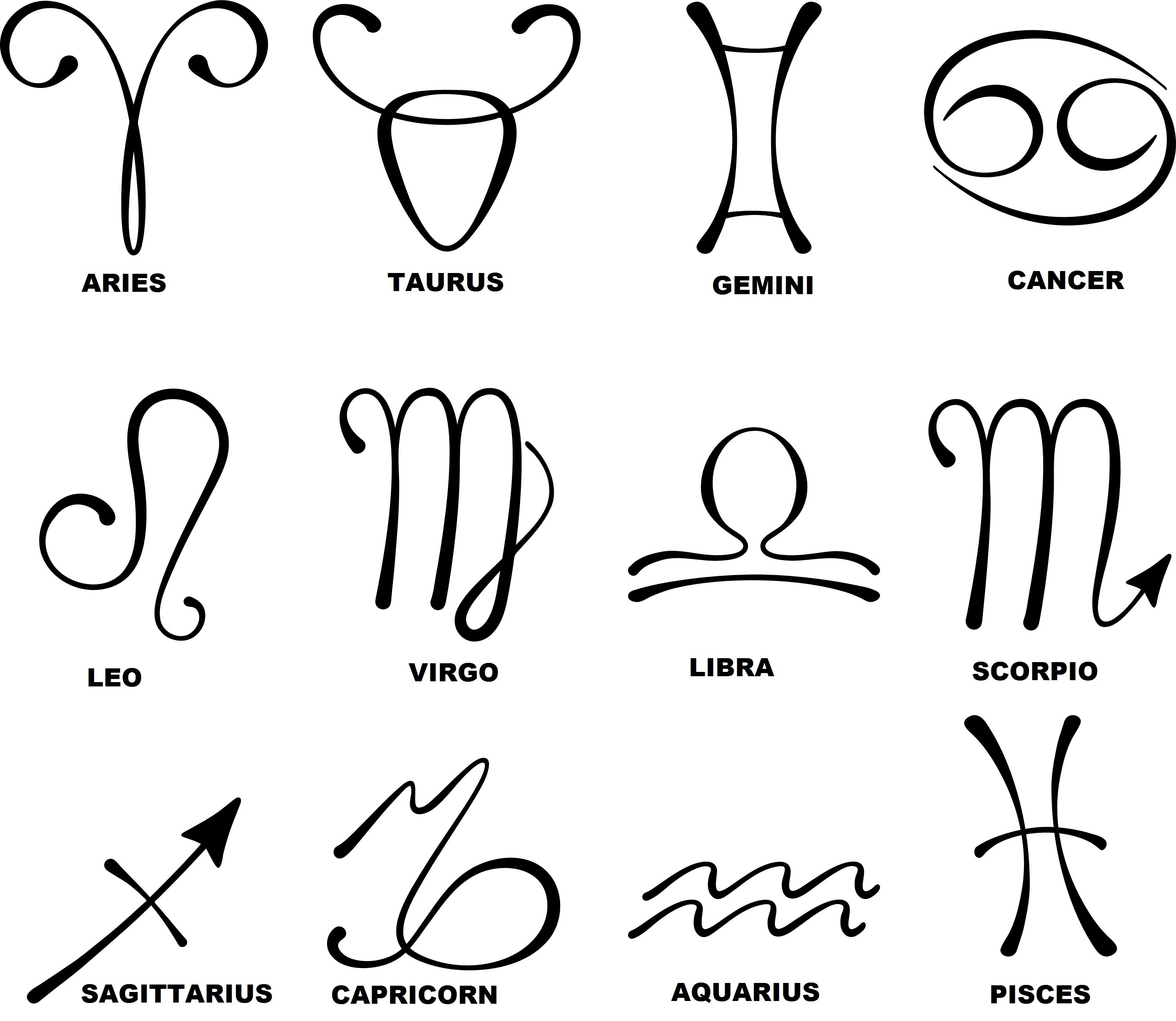 free clip art zodiac symbols - photo #35