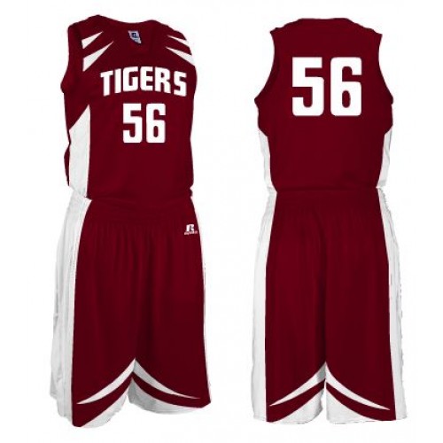 maroon color basketball jersey