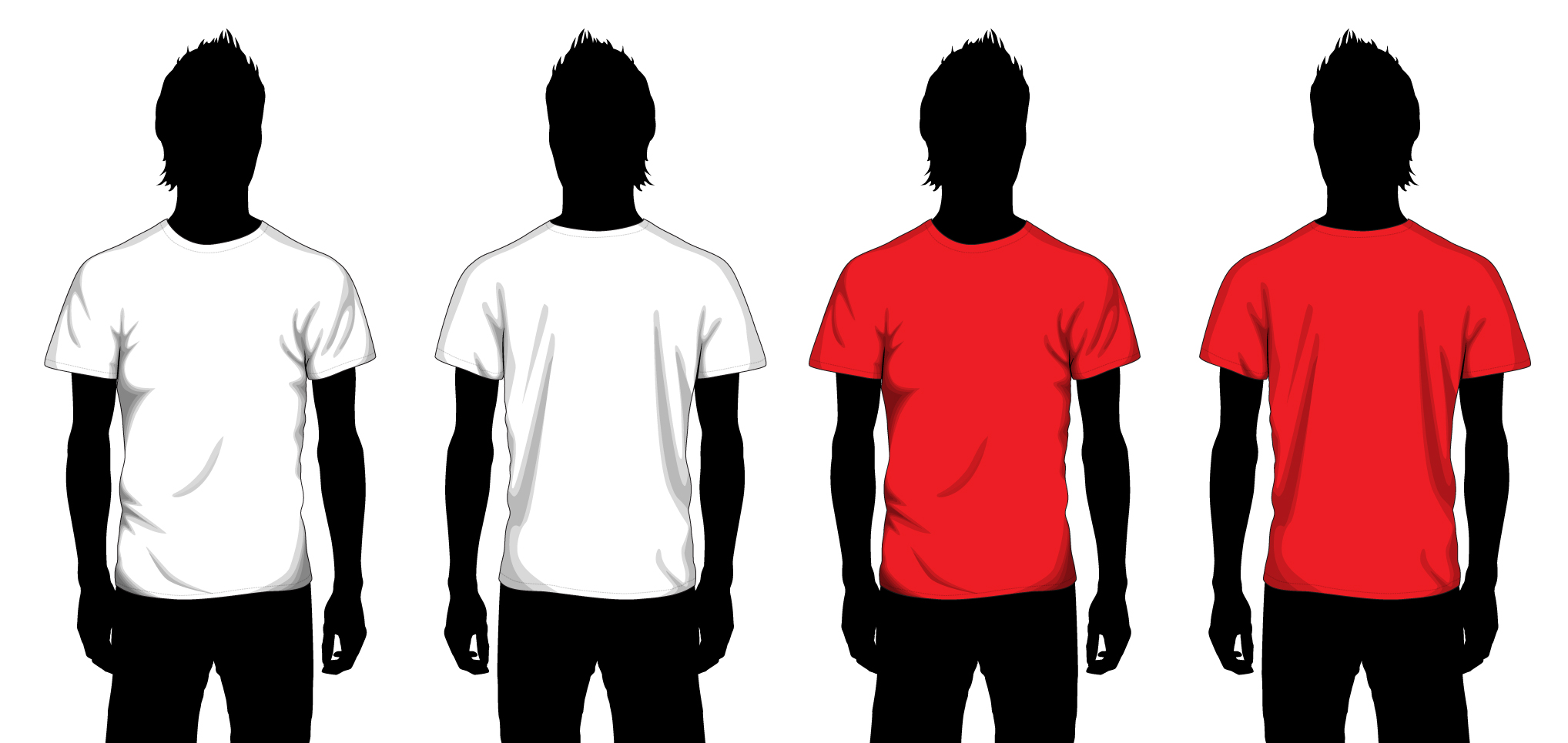 Vector T-shirt Template by JovDaRipper on Clipart library