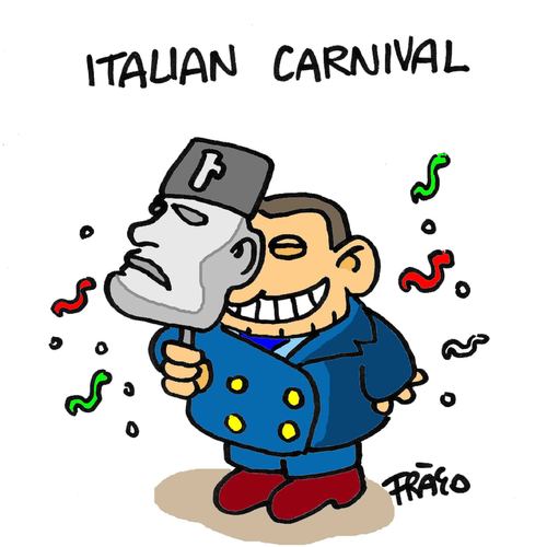 Italian Carnival By fragocomics | Politics Cartoon | TOONPOOL