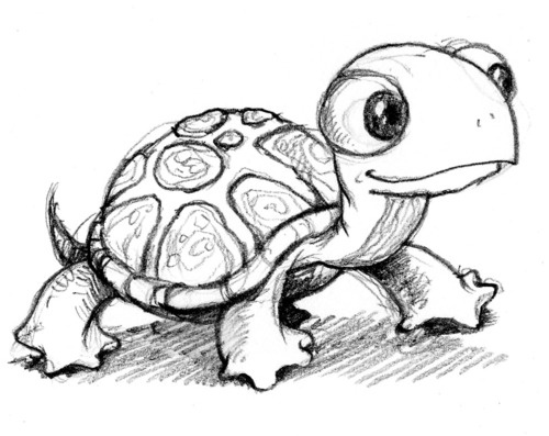 cute sea turtle drawings - Clip Art Library