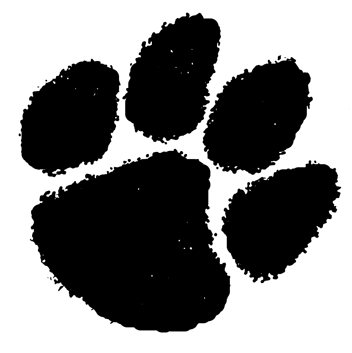 Clip Arts Related To : paw print clip art. view all Cougar Paw Print). 