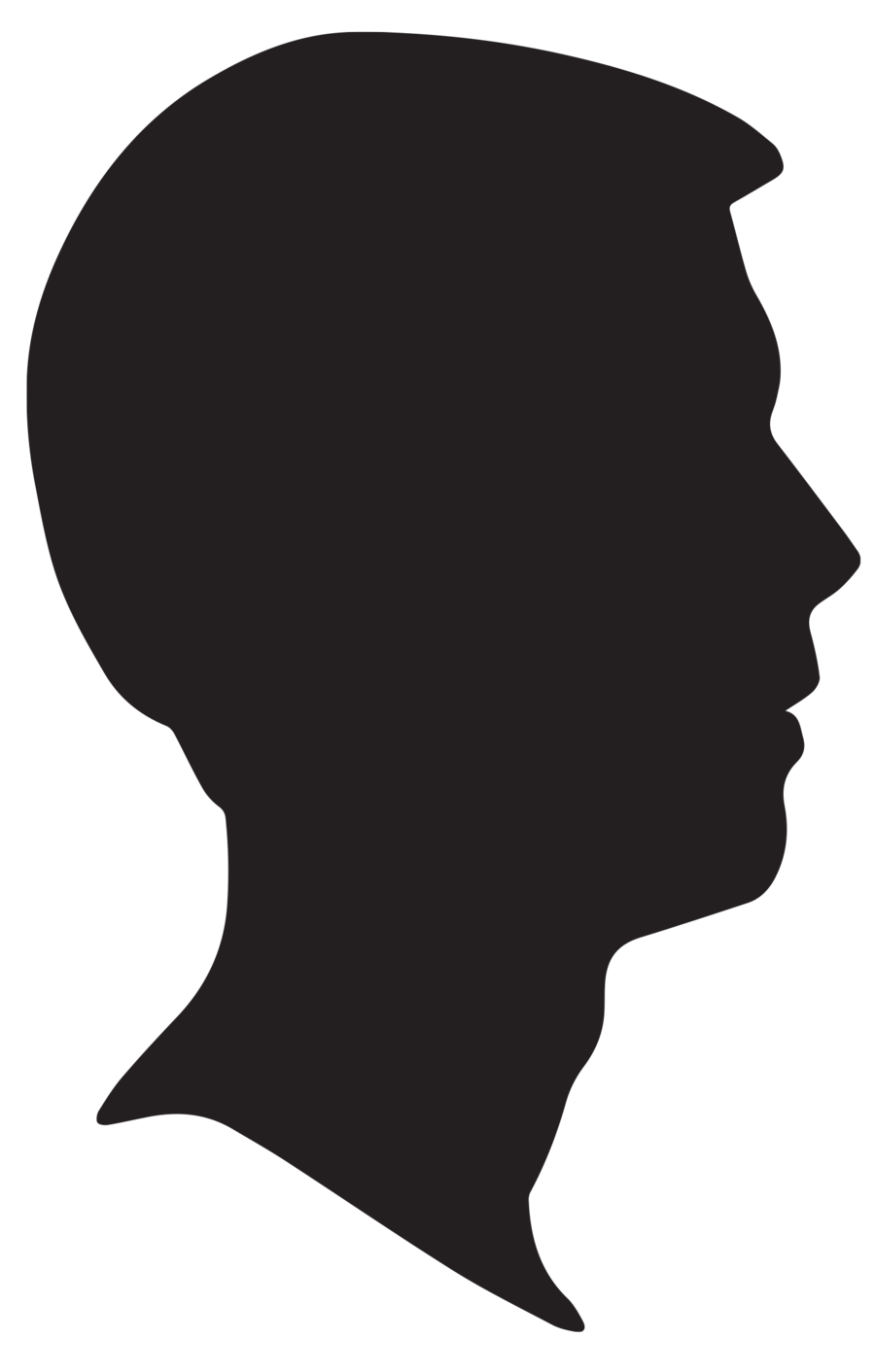 Clipart library: More Like Male Silhouette Profile by snicklefritz-stock