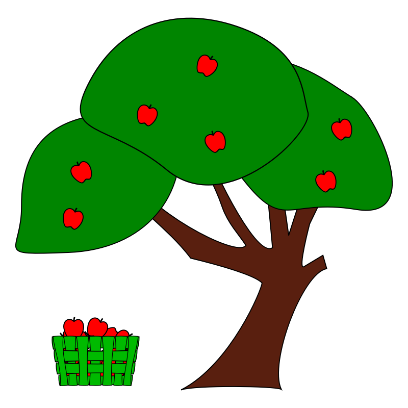 Clipart - Apple Tree