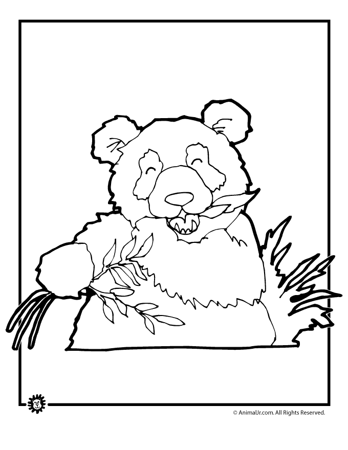 panda bear clip art and coloring pages - photo #33