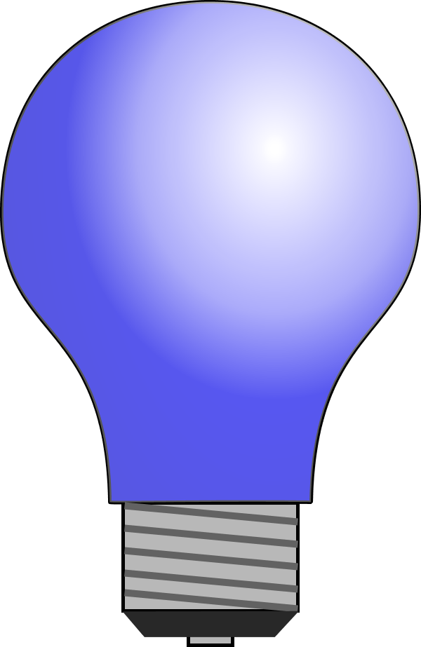 light bulb - vector Clip Art