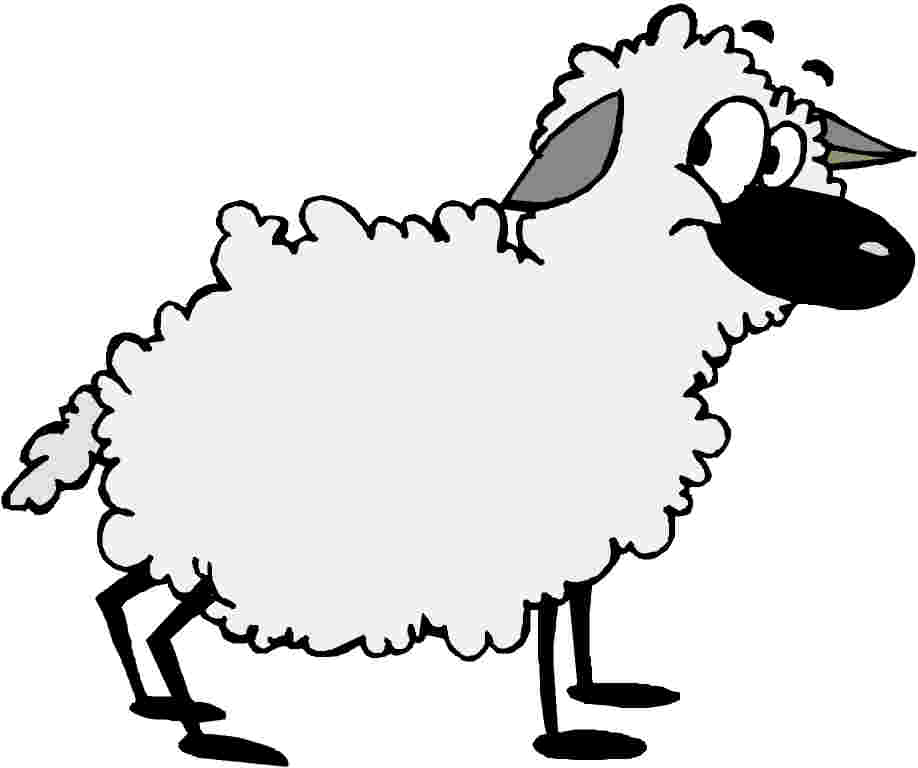Sheep Clipart Black And White