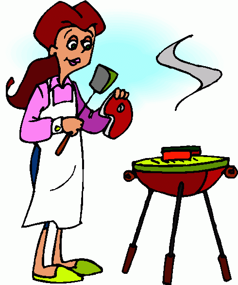 Family Barbecue Clipart
