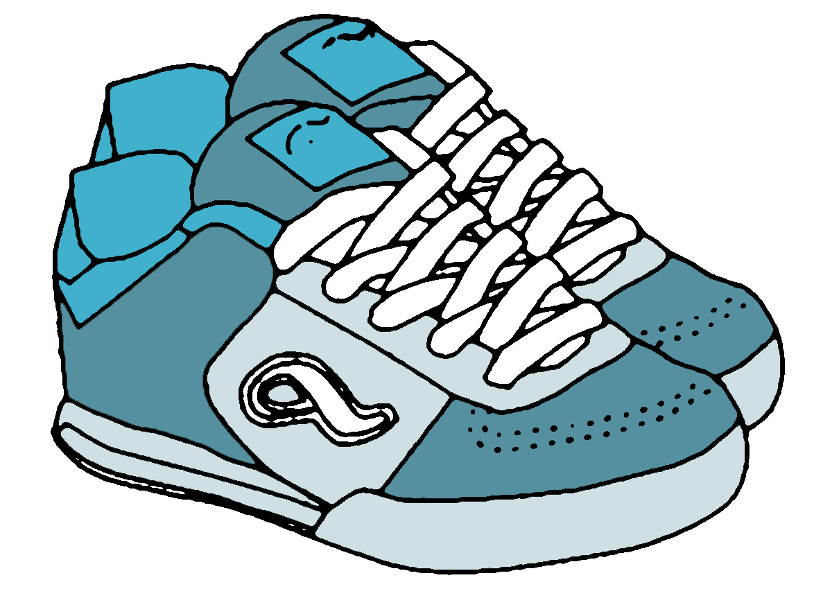Shoes Clipart Black And White | Clipart library - Free Clipart Images