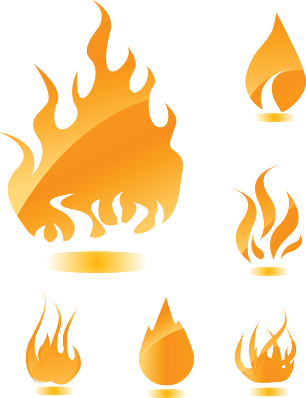 free vector clip art flames - photo #17
