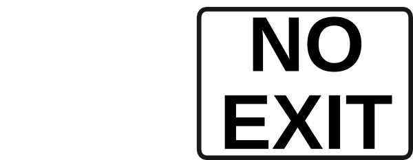 Free printable not an exit sign