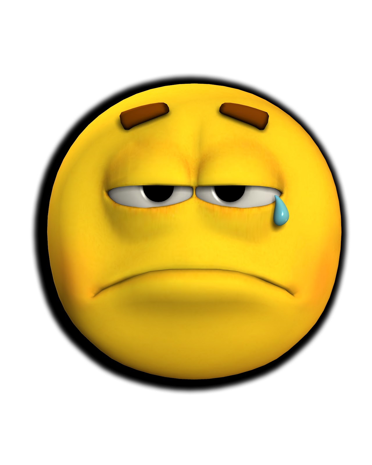 Image Of A Sad Face - Clipart library