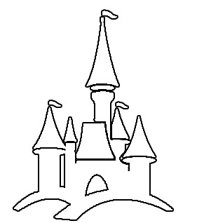 Disneyland Castle Outline Images  Pictures - Becuo