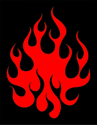 Flames Vector Art - Clipart library