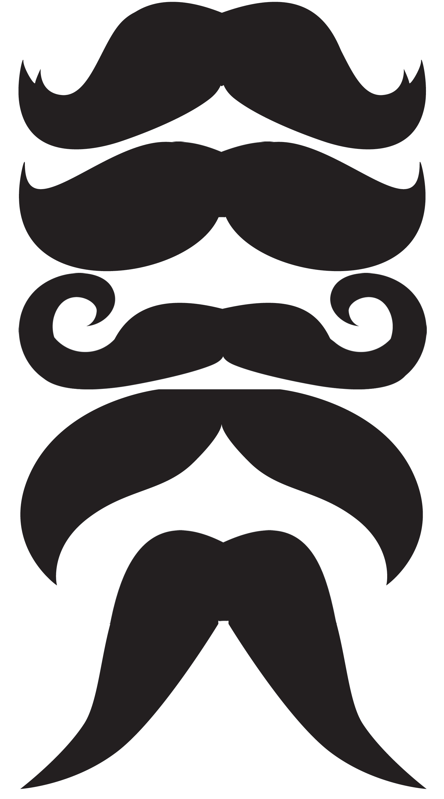Vector Moustache - Clipart library