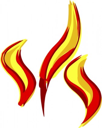 Flames clip art Vector clip art - Free vector for free download