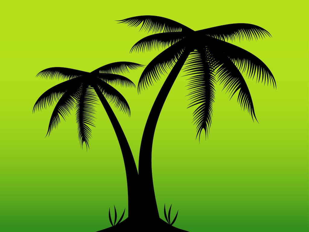 Free Palm trees Vectors