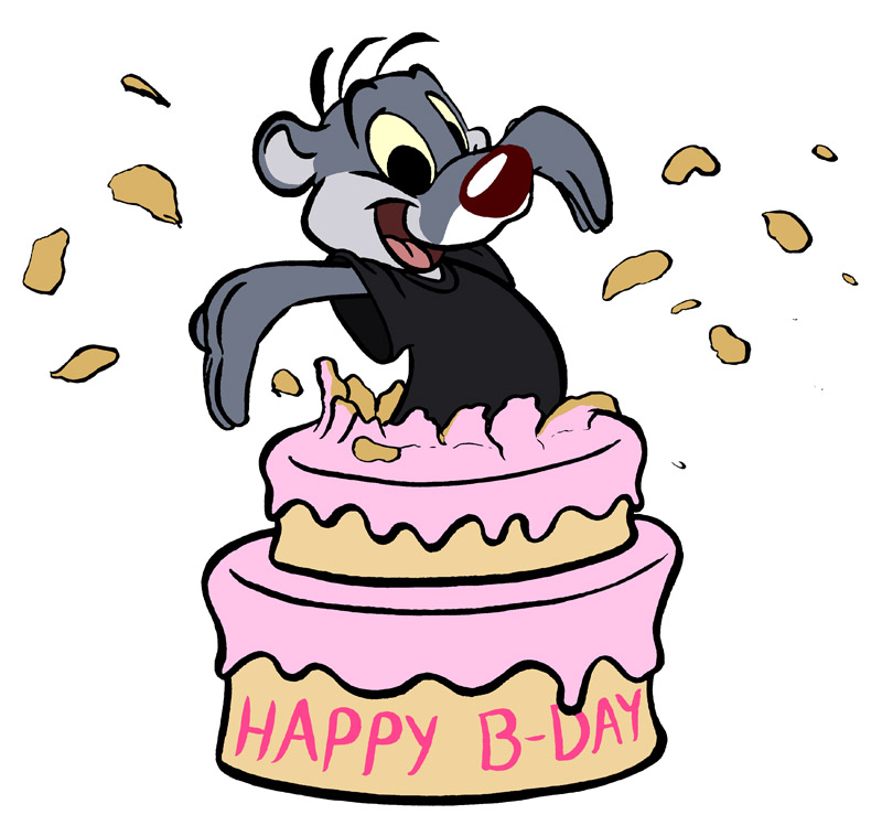 Happy Birthday Cartoon Cake 