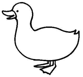 Duck Clipart Black And White | Clipart library - Free Clipart Images