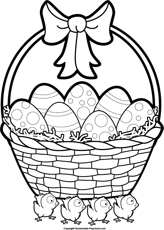 Free Easter Basket Clipart - Clipart library - Clipart library