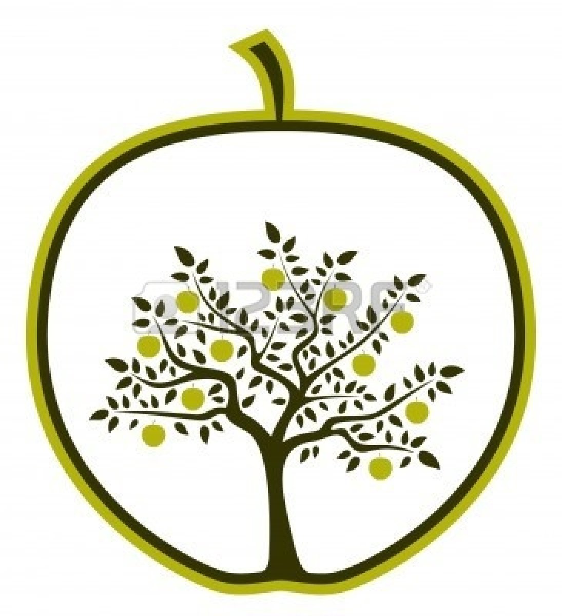 Black And White Apple Tree Clipart | Clipart library - Free Clipart 