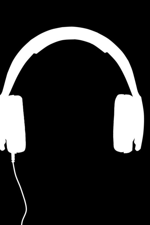 1 Miscellaneous Digital Art Black White Headphones Headphones 