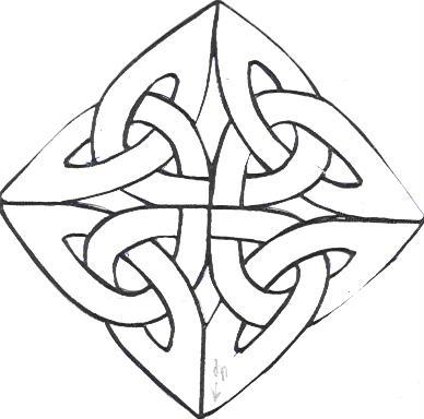 4 sided celtic knot from Mister Standman Music Stands
