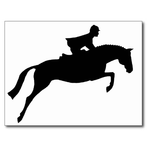 clip art jumping horse outline - photo #36