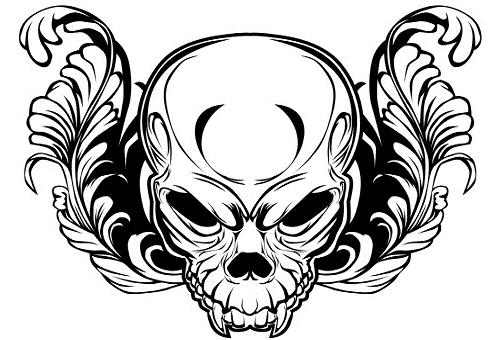 skull tattoo design on leg for you , cool tattoo ideas for boy and 