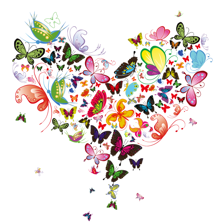 Heart Of Butterfly Vector Free Download Icon - Free Icons