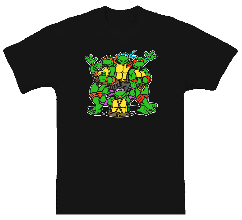 Teenage Mutant Ninja Turtles Cartoon T Shirt | eBay